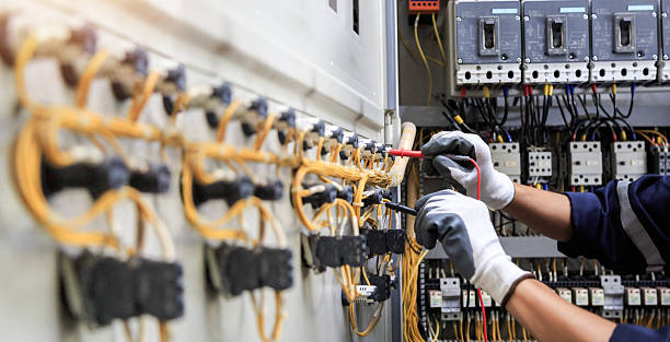Professional Electrician technician working in Marble Falls, TX